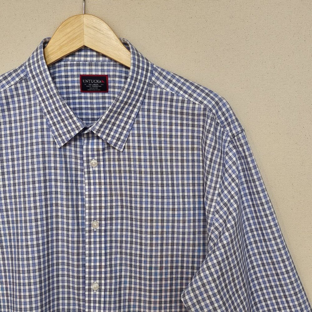 UNTUCKit Wrinkle Free Slim Fit Button Down XXL